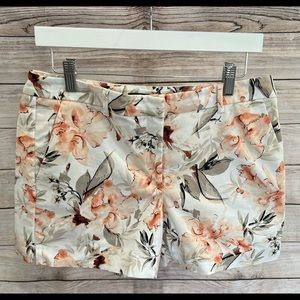 White House Black Market floral shorts